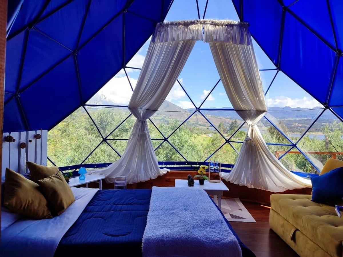 Готель Glamping Blue Ґуатавіта Екстер'єр фото
