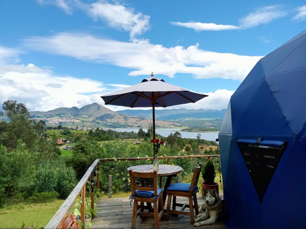 Готель Glamping Blue Ґуатавіта Екстер'єр фото