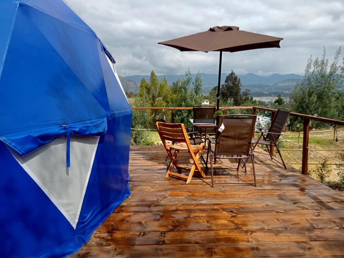 Готель Glamping Blue Ґуатавіта Екстер'єр фото